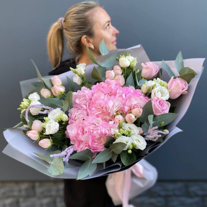 Дизайнерский букет "Кристал" в Комсомольске-на-Амуре