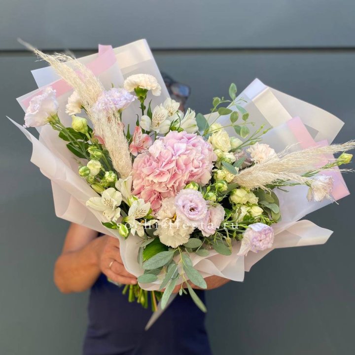 Гортензия "Пинк флоид" в Комсомольске-на-Амуре