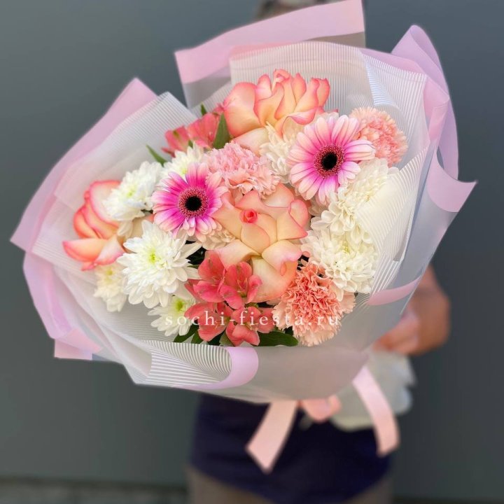 Яркий букет "Спринг" в Комсомольске-на-Амуре