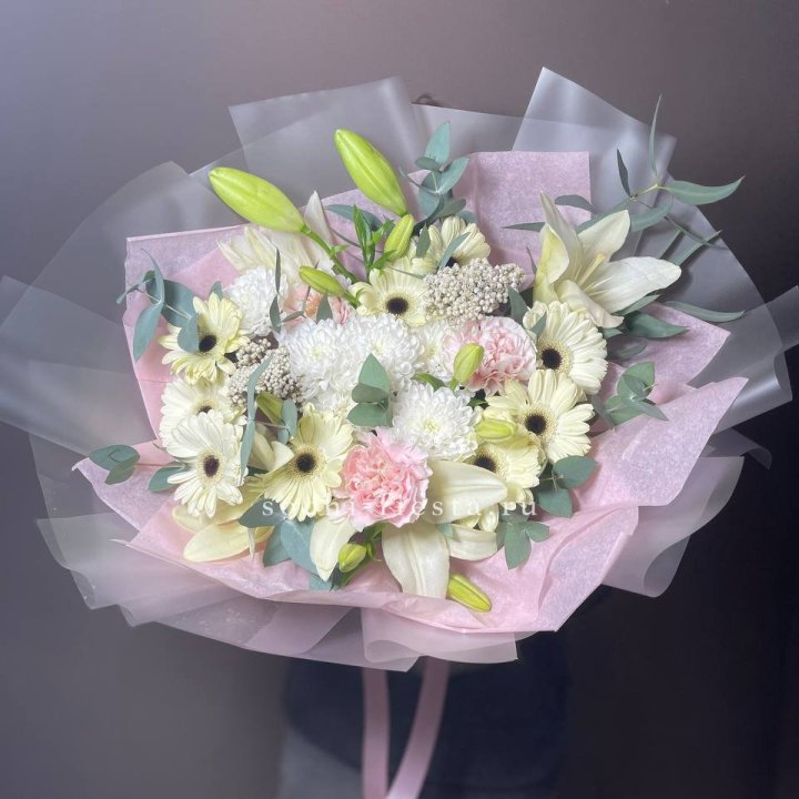 Букет "Нежная савана" в Комсомольске-на-Амуре