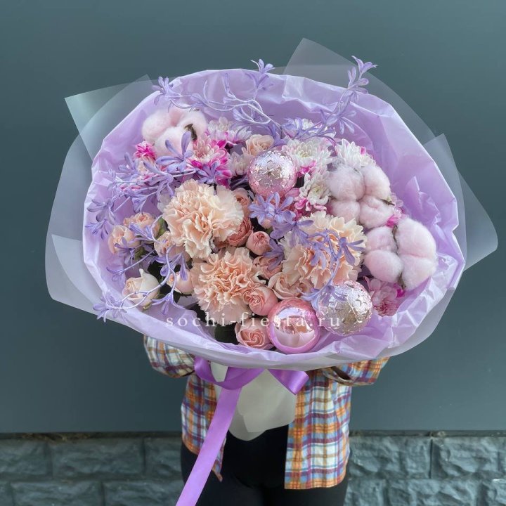 Букет "Лавандовая сказка" в Комсомольске-на-Амуре