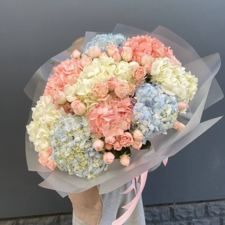 Дуо гортензии и бомбастик в Комсомольске-на-Амуре