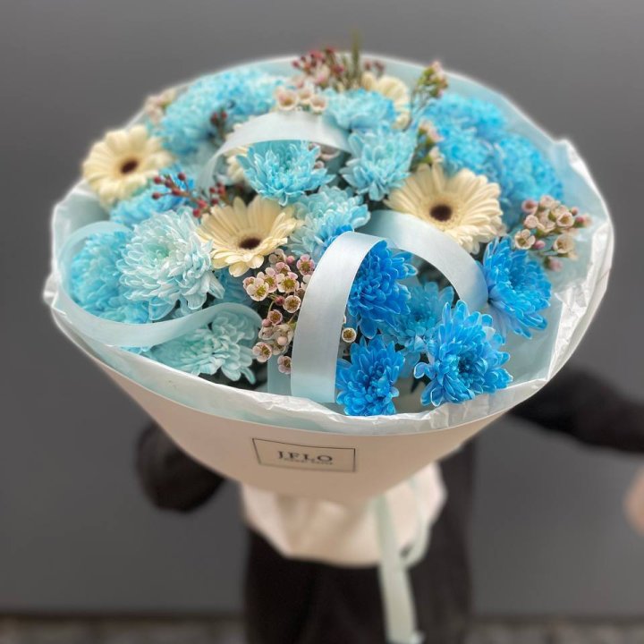 Букет "Голубые дали" с доставкой в Комсомольске-на-Амуре