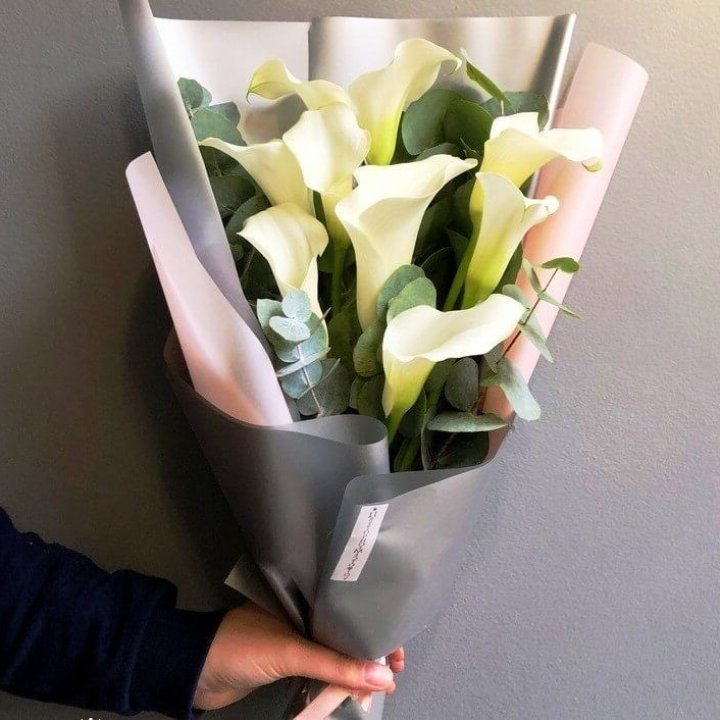 Каллы с эвкалиптом в Комсомольске-на-Амуре