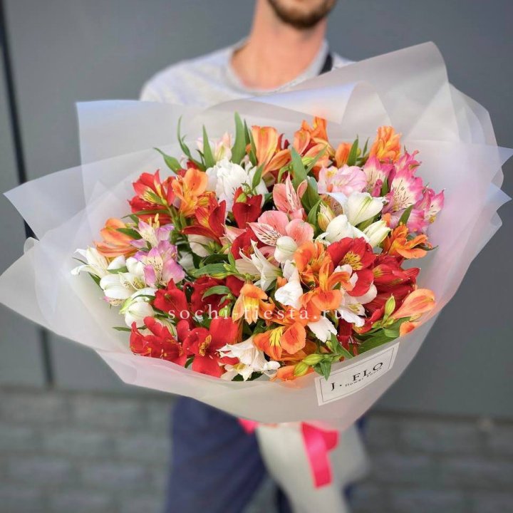 Микс альстромерий №5 в Комсомольске-на-Амуре