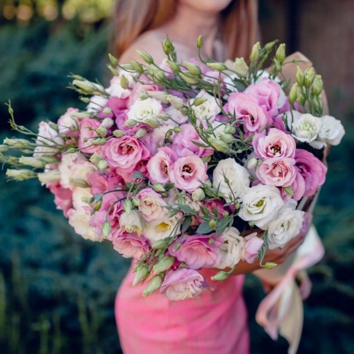 Букет эустом №1  в Комсомольске-на-Амуре