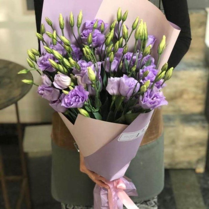 Букет эустом "Лило" в Комсомольске-на-Амуре