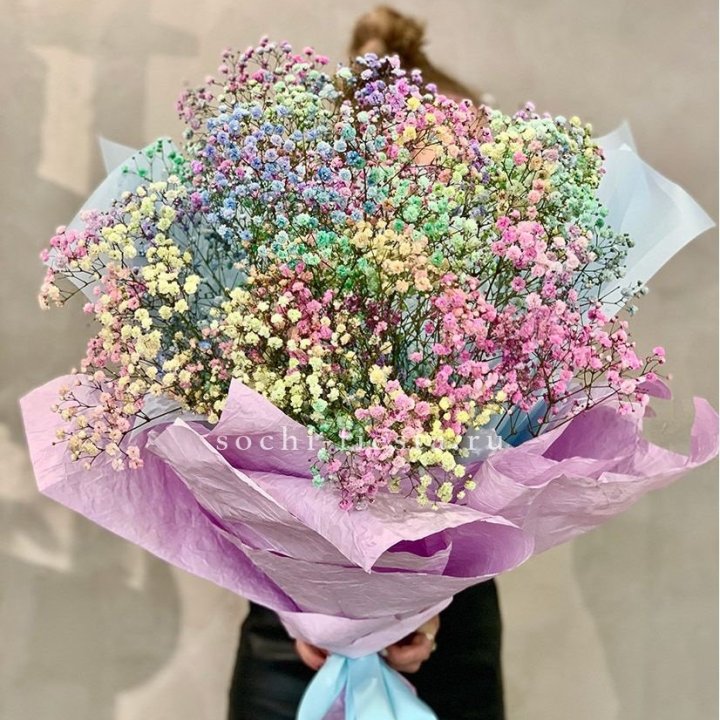 Радужные гипсофилы №2 в Комсомольске-на-Амуре