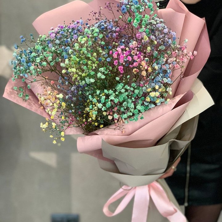 Букет гипсофил №3 в Комсомольске-на-Амуре