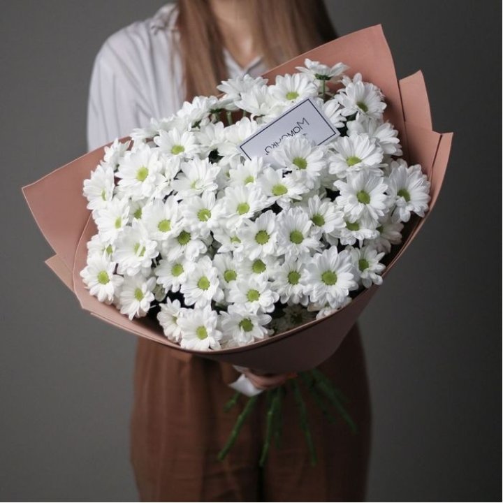 Хризантемы в крафте в Комсомольске-на-Амуре