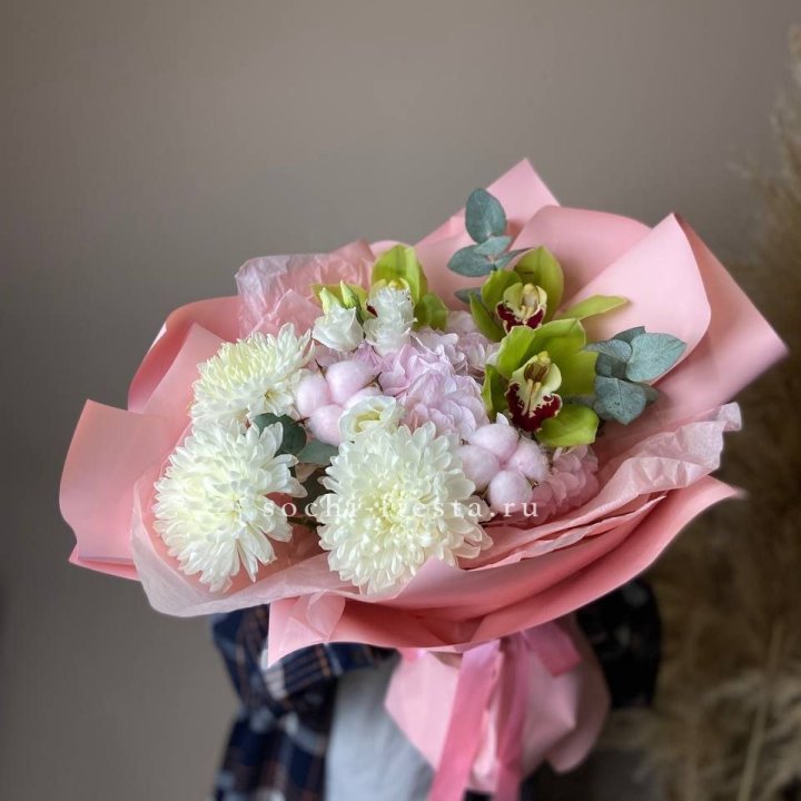  Букет с орхидеями "Вита" в Комсомольске-на-Амуре