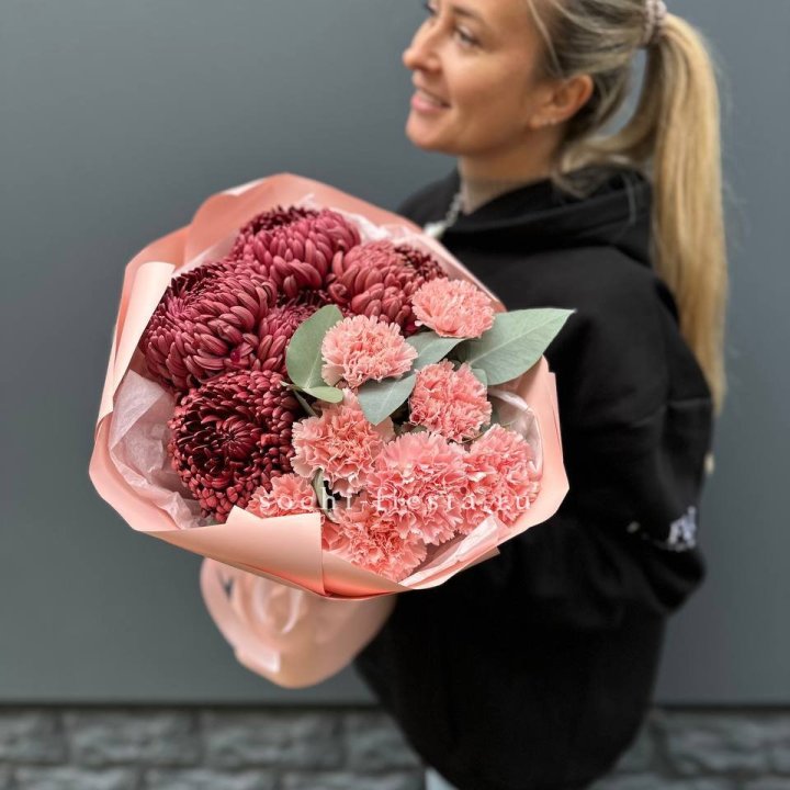 Дуо диантусы и бигуди в Комсомольске-на-Амуре