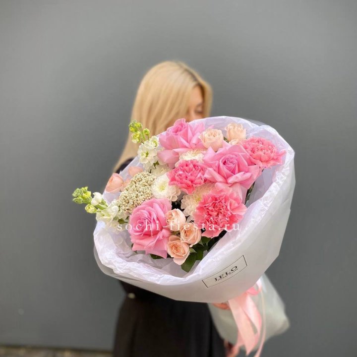 Букет "Нежный поцелуй" в Комсомольске-на-Амуре