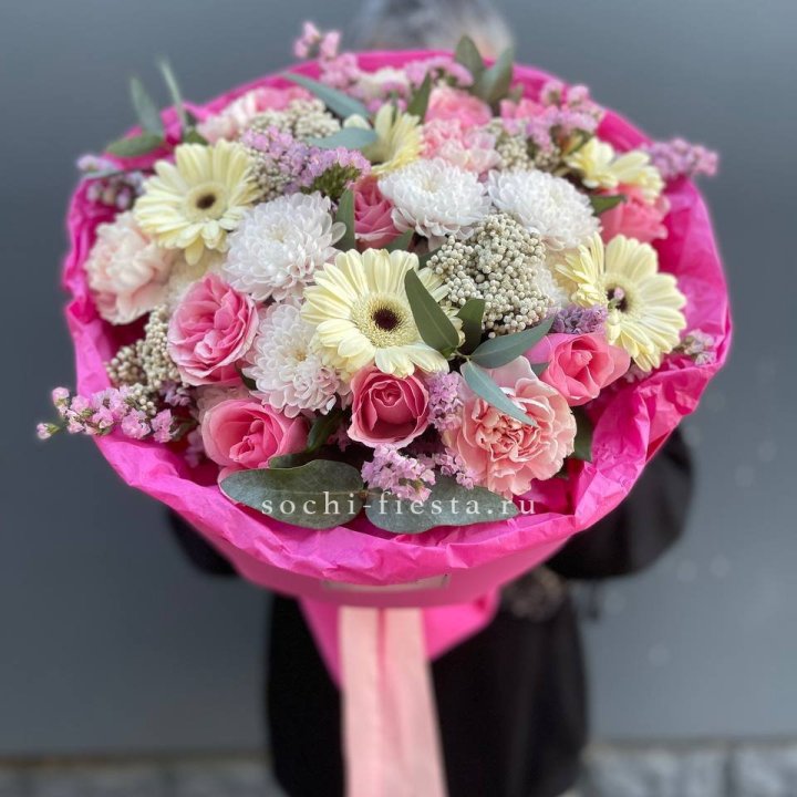 Букет "Нежное послание" в Комсомольске-на-Амуре