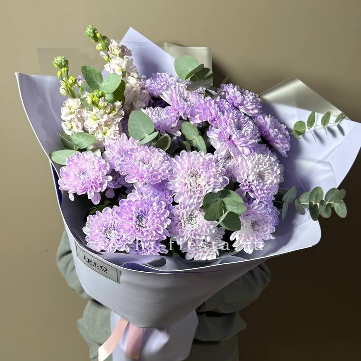 Дуо хризантема и маттиола в Комсомольске-на-Амуре