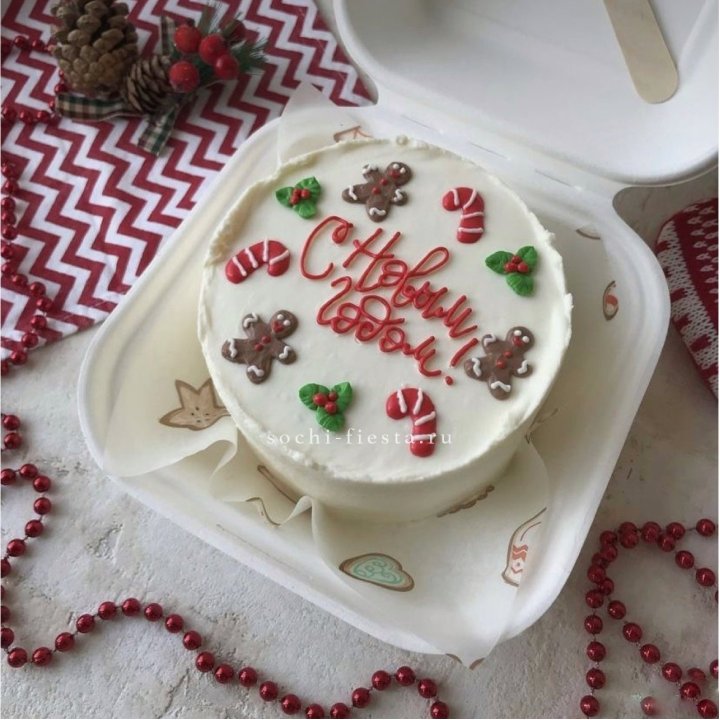 Бенто-торт "С Новым Годом!" в Комсомольске-на-Амуре