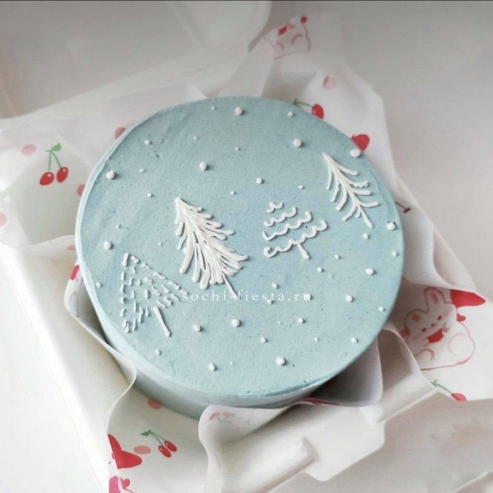 Бенто-торт "Елки" в Комсомольске-на-Амуре