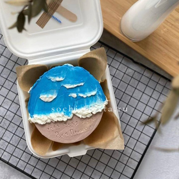 Бенто-торт "Для тебя это небо" в Комсомольске-на-Амуре