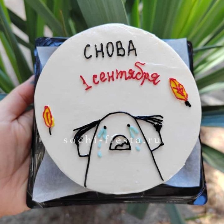 Бенто-торт "Не опять, а снова..." в Комсомольске-на-Амуре