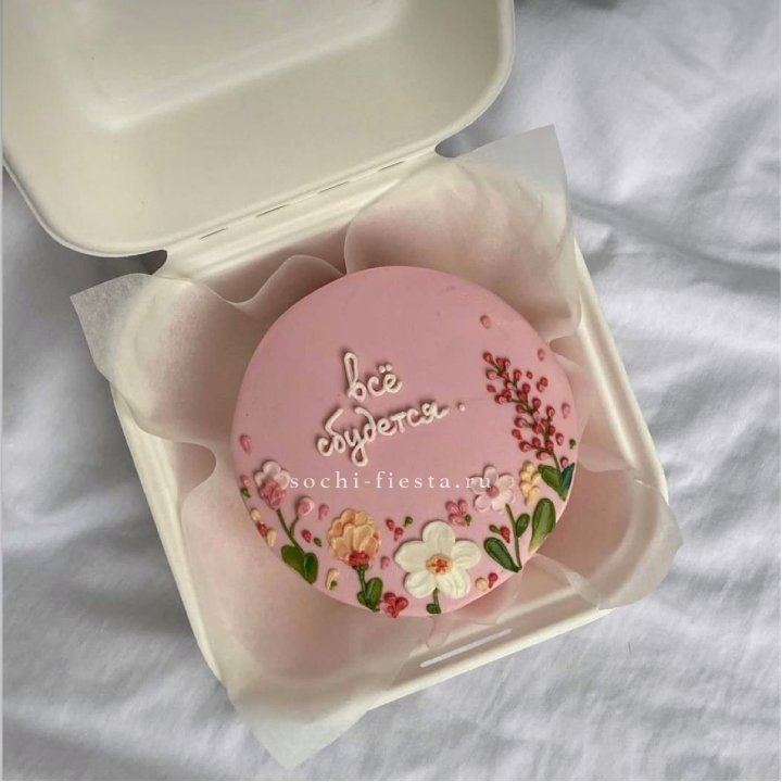 Бенто-торт "Все сбудется"  в Комсомольске-на-Амуре