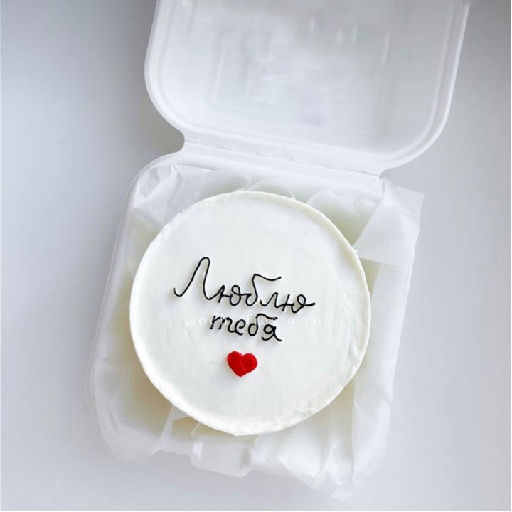 Бенто-торт "Люблю Тебя"  в Комсомольске-на-Амуре