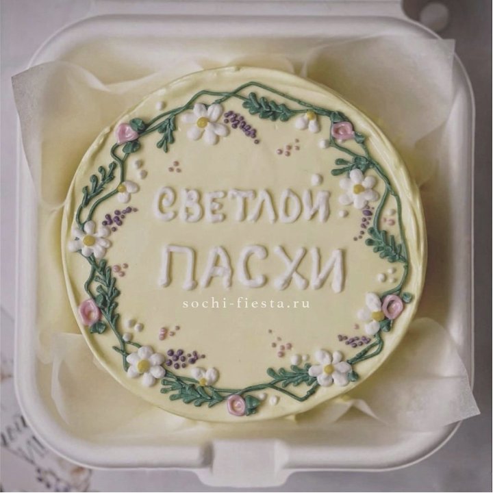 Бенто-торт "Светлой Пасхи" 2 в Комсомольске-на-Амуре