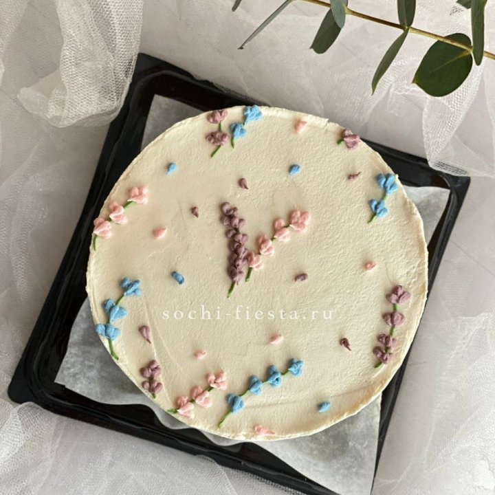 Бенто-торт "Лаванда" в Комсомольске-на-Амуре