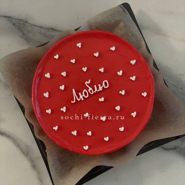 Бенто-торт "Люблю" в Комсомольске-на-Амуре