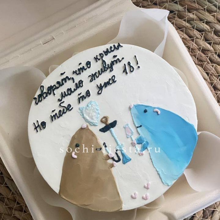 Бенто-торт "Крысы"  в Комсомольске-на-Амуре