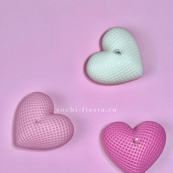 Набор свеч сердец в Комсомольске-на-Амуре