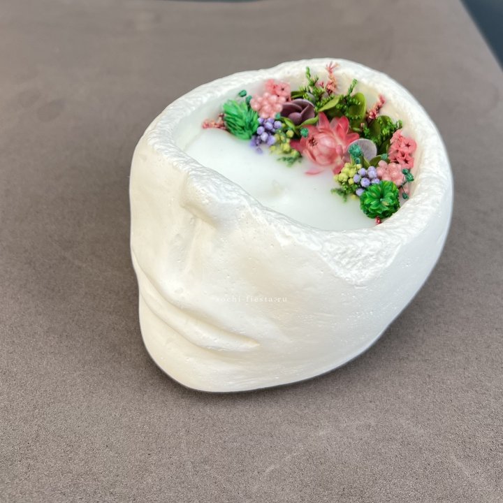 Свеча ароматическая в гипсе  в Комсомольске-на-Амуре