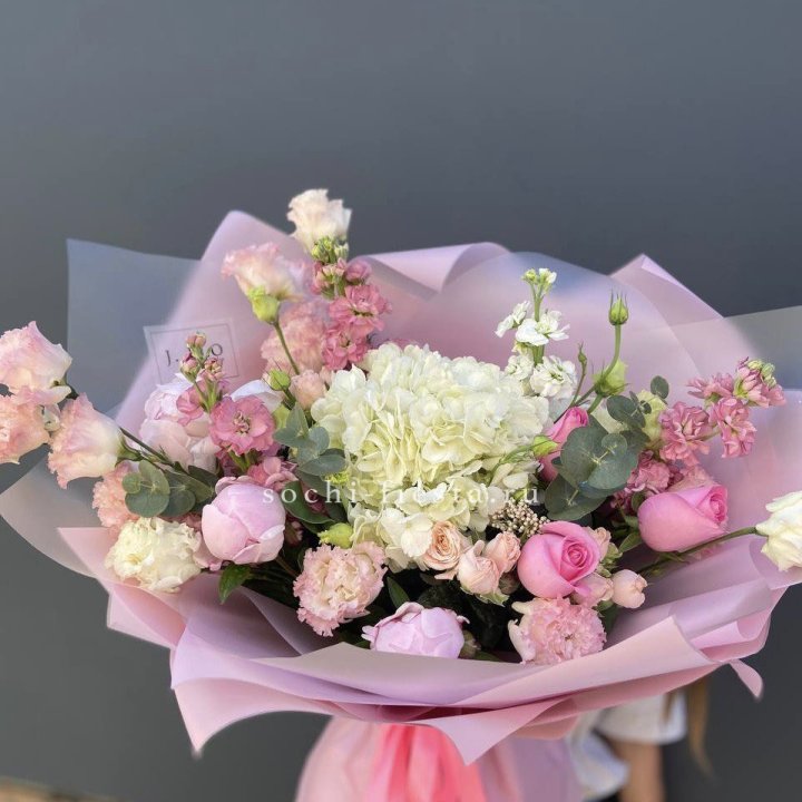 Дизайнерский букет "Фламинго" в Комсомольске-на-Амуре