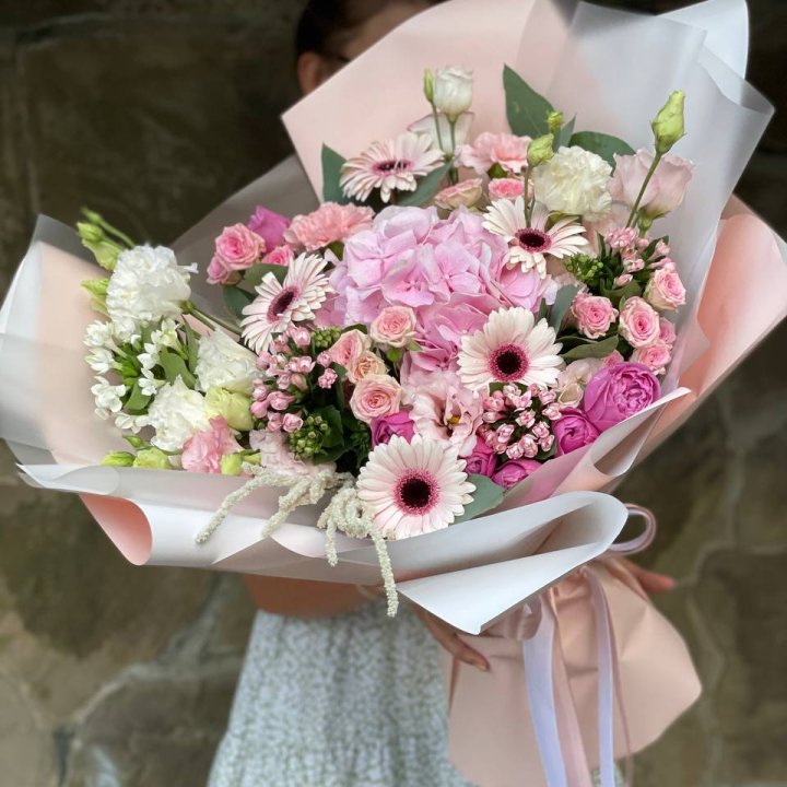 Авторский букет Пич в Комсомольске-на-Амуре