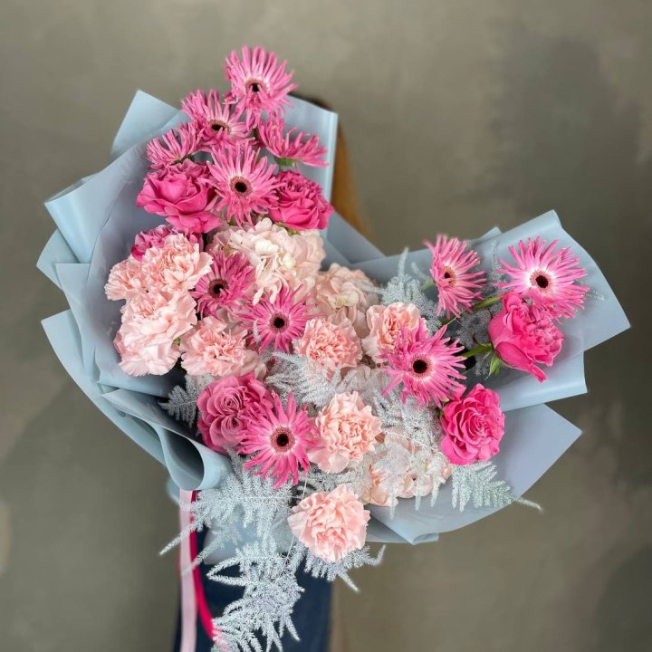 Дизайнерский букет "Свит хаер" в Комсомольске-на-Амуре