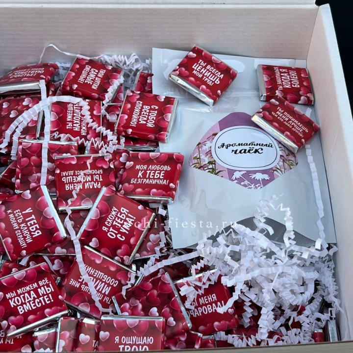 Набор Шоколад и Чай "101 причина любви" в Комсомольске-на-Амуре