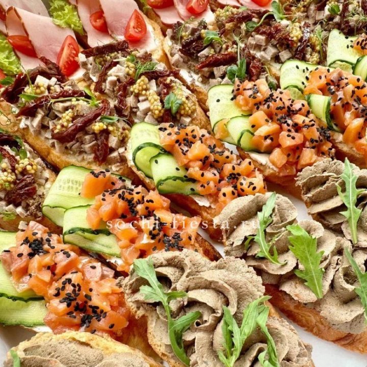 Брускетта "4 вкуса иксель" в Комсомольске-на-Амуре