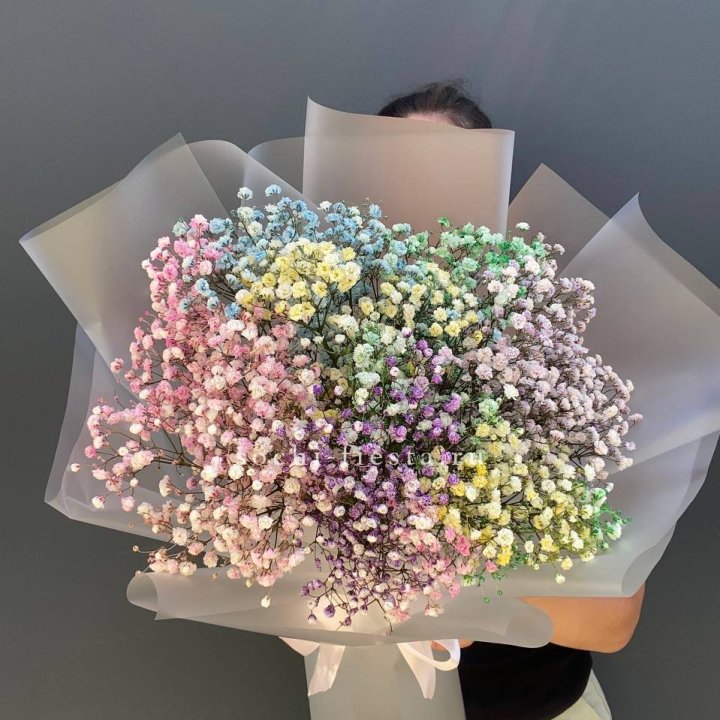 Радужные гипсофилы  в Комсомольске-на-Амуре