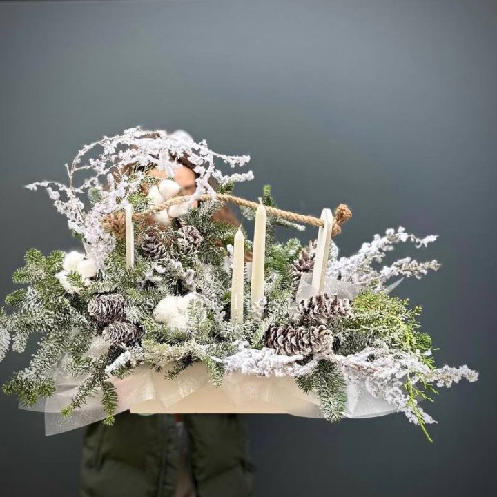 Новогодняя композиция  в Комсомольске-на-Амуре