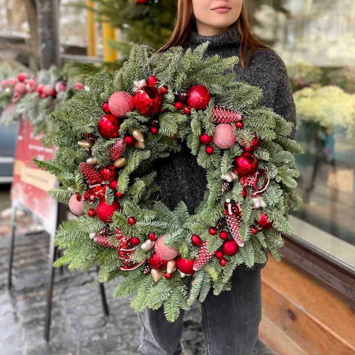 Рождественский венок  в Комсомольске-на-Амуре