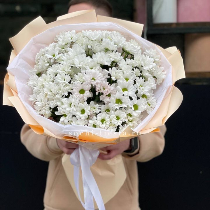  Букет хризантем в Комсомольске-на-Амуре