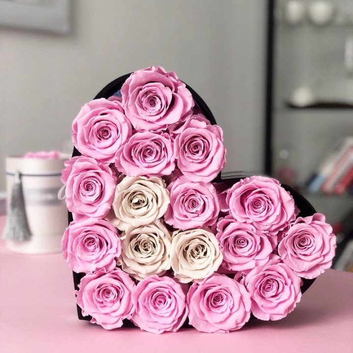 Сердце из роз в Комсомольске-на-Амуре