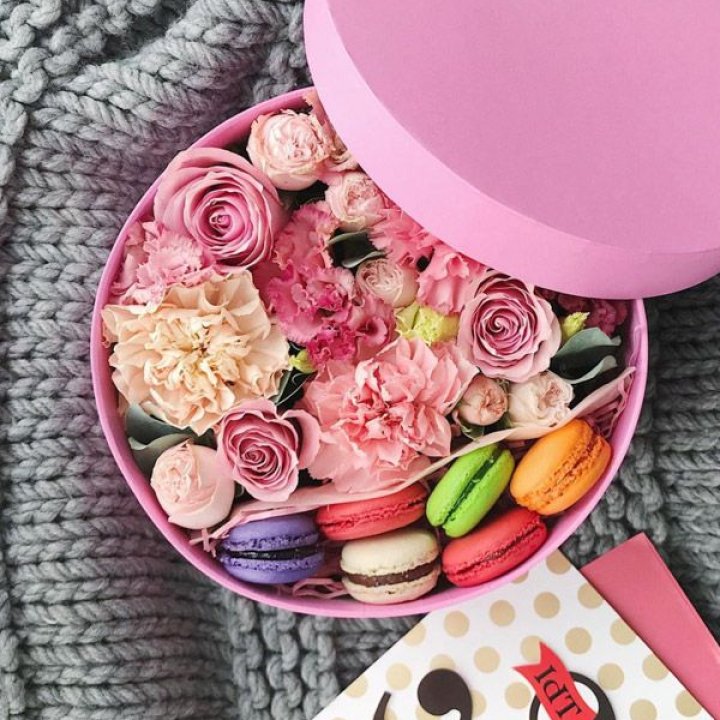 Цветочный бокс пинк в Комсомольске-на-Амуре