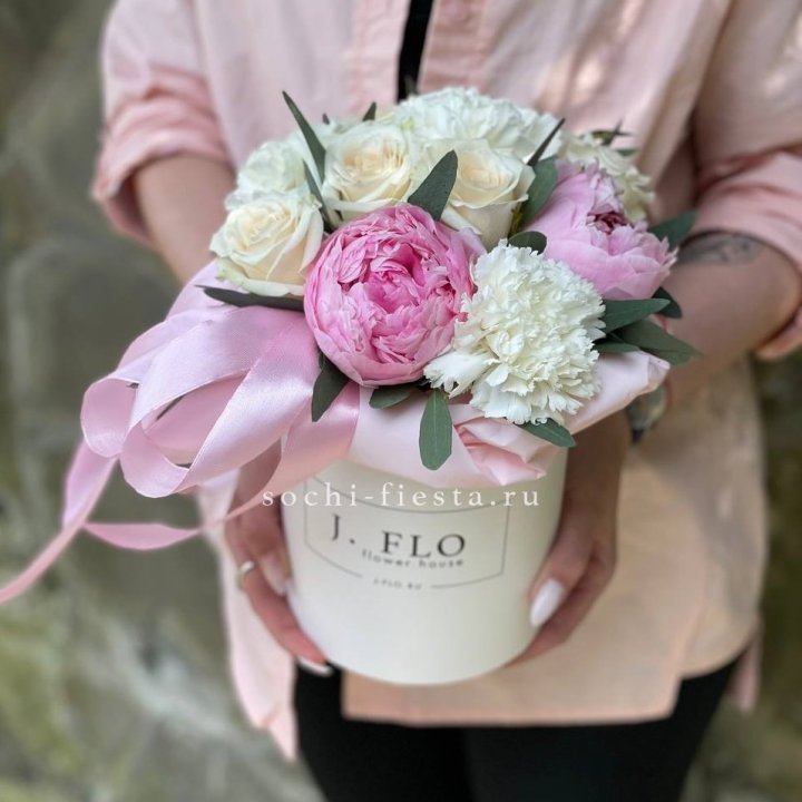 Цветочный бокс мини №2 в Комсомольске-на-Амуре