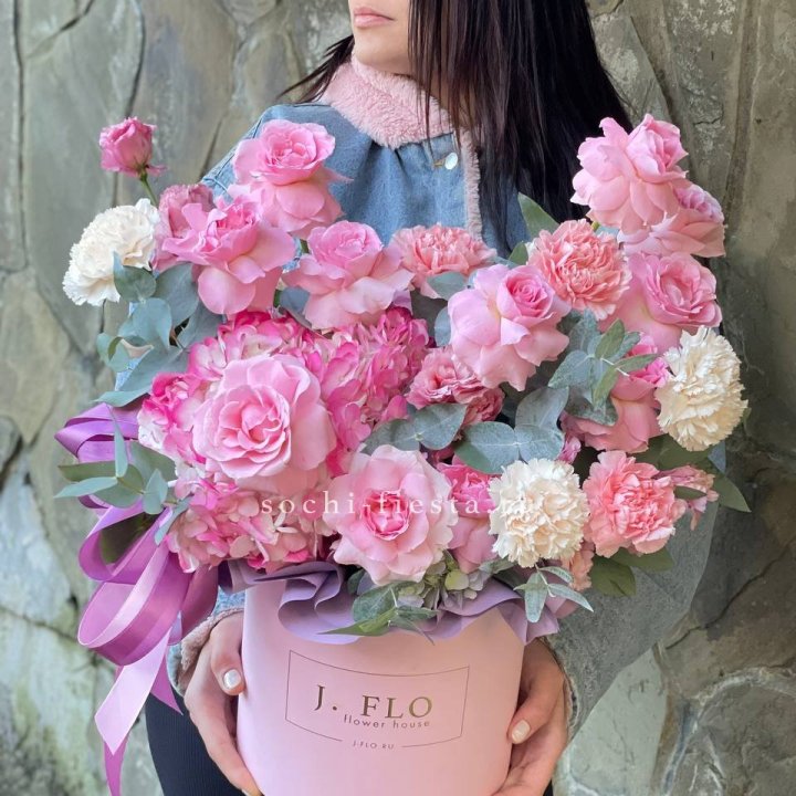 Цветочный бокс "Эсмиральда" в Комсомольске-на-Амуре