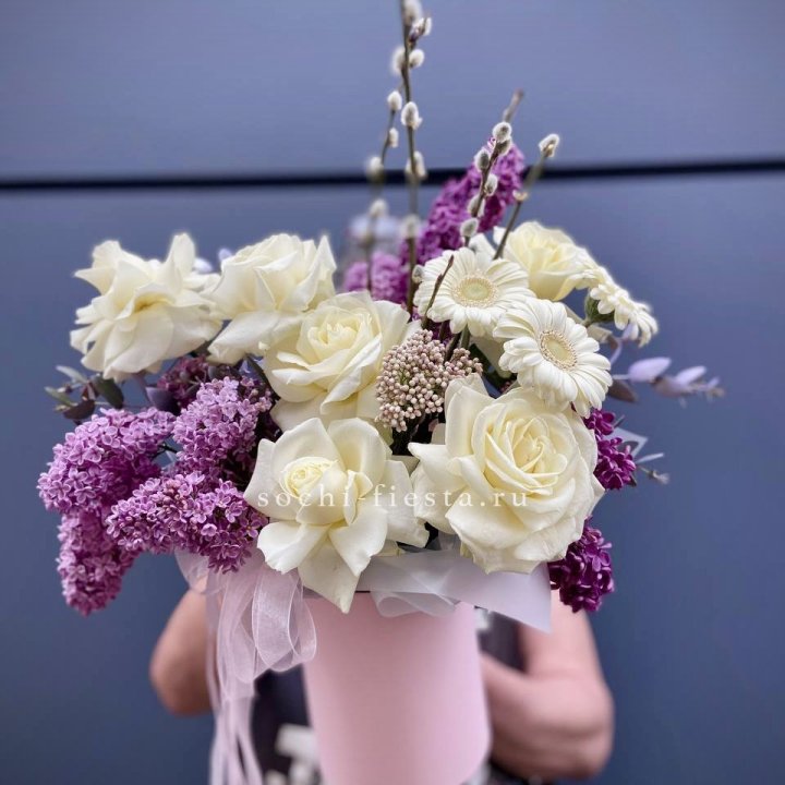 Цветочный бокс "Светлое Воскресенье" в Комсомольске-на-Амуре