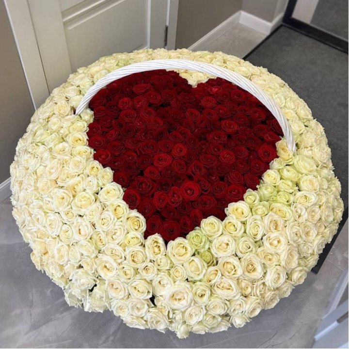 501 роза сердце в Комсомольске-на-Амуре