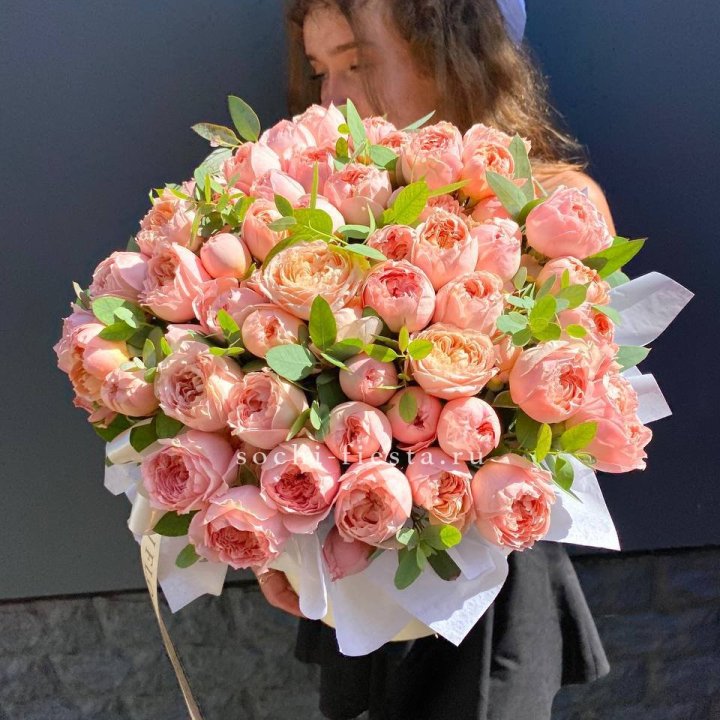 Коробка с цветами "Сиена" в Комсомольске-на-Амуре