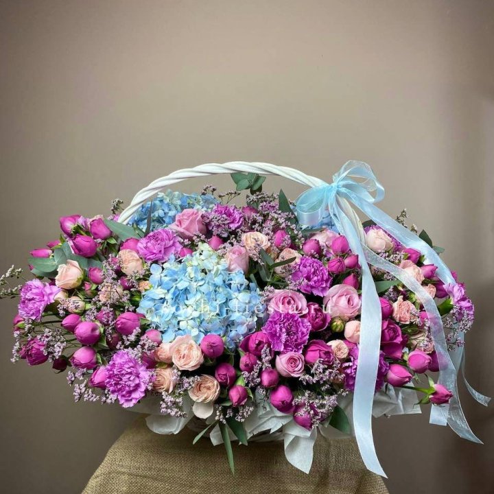 Авторская корзина "Лавандерия" в Комсомольске-на-Амуре