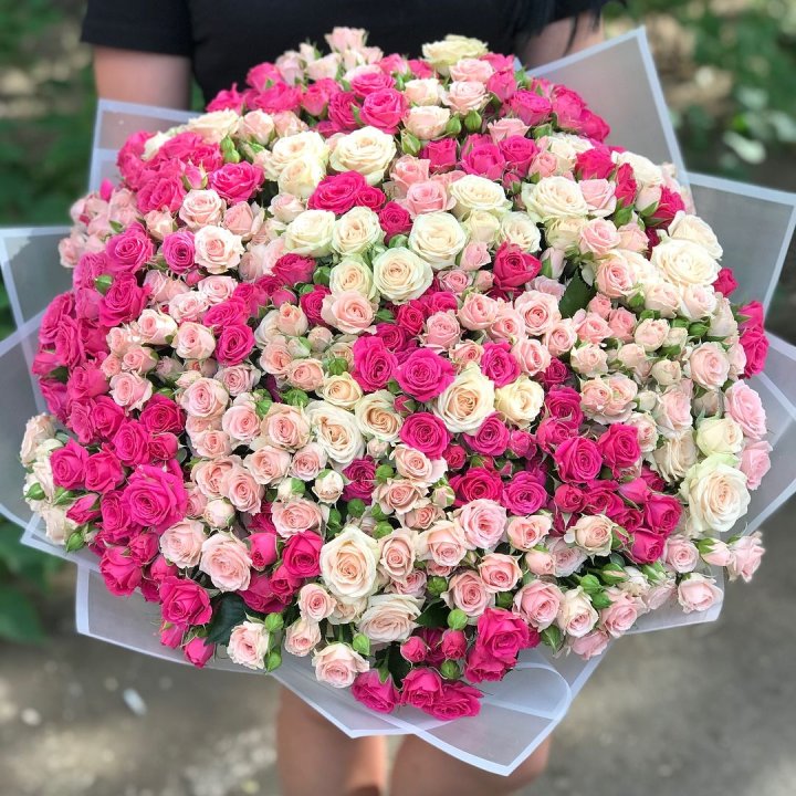 101 кустовая роза в Комсомольске-на-Амуре