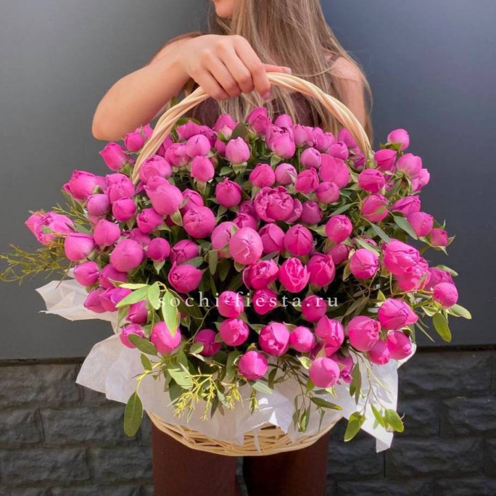 51 мисти баблс в корзине с доставкой в Комсомольске-на-Амуре